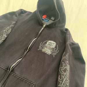 Vintage Biker Motorcycle Hoodie